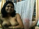Desi couple giving a show on webcam