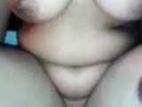 arab slut with beautiful tits rides dick