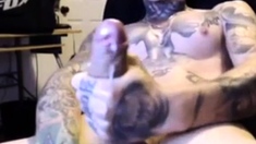 Latin tattoo biggest cock cumshot 2