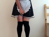 Cute Japanese Maid Pees Herself