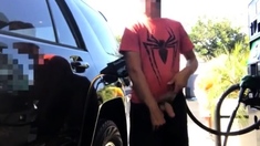Caught at tha gasstation