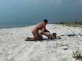 Real public beach fun