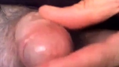 Older Man Uncut Cock Wanking and Masturbation