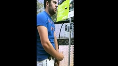 Public jacking off in home depot garden center