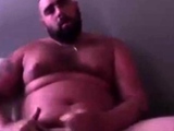 Handsome Popper Bear Self Facial Cumshot