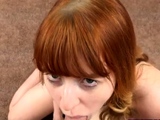 Teenage Ginger Hannah Grace Auditions With A POV Blowjob