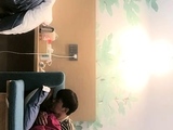 Cute amateur Asian web cam girl teases her great body