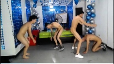 Cute Brunette Gay Asian Twinks Having Sex Under The Shower