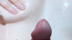 Homemade amateur closeup pov cumshot