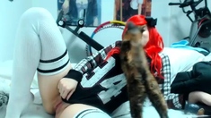 Cute blonde teen Lindsey solo toying pussy and ass