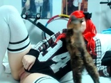 Cute blonde teen Lindsey solo toying pussy and ass