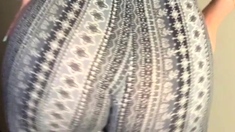 Amateur striptease and Solo masturbation