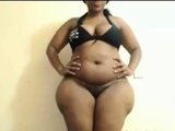 Black BBW with Huge Boobs and Booty on Cam