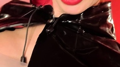 Amateur cutie plugs her ass and masturbates