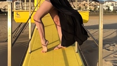 Blonde big titted amateur milf banged