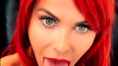 Sexy solo girl loving masturbation with toys