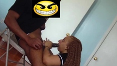 Amateur chick and her blowjob talent