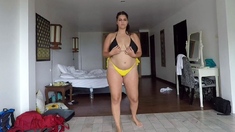 Leann amateur beautiful brunette with big boobs