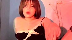 Mature asians up close toy and fingering masturbation action