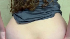 Tight ass brunette amateur Angel Hott