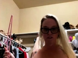 Amateur blond girl with big boobs getting fucked