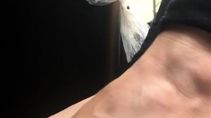 Black Amateur Explore Hot Foot Fetish