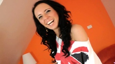 Brunette Solo Webcam Masturbation