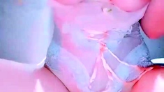 Great Big Boobs On Masturbating Redhead