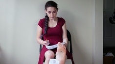 Maitresse Madelines Solo Foot Fetish Pov