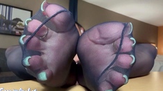 Maitresse Madelines Solo Foot Fetish Pov