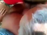 Mature Gay Bear Blowjob in the Woods