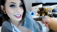 Hot amateur teen butt plug solo play