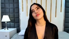 Shemale Tranny Enjoying Solo Masturbation
