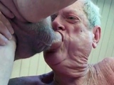 Dentured Gay Blowjob - Sucking and Enjoying It