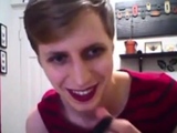 Twink Crossdresser Cums Hard