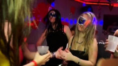 Group sex hardcore double blowjob swallowing cum