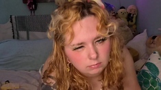 Desperate Pillow Humping with a Vibrator in My Pussy