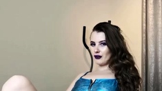 Cute teen amateur brunette masturbating 1
