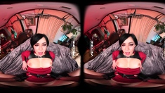 VR Conk: Horny Asian Ada Wong from Resident Evil Rides Your