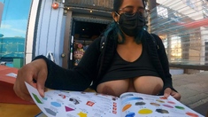 Outdoor Underboob Reading