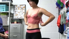 Brunette Teen Thief Gets Caught And Blackmailed In Hardcore