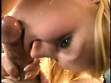 Katie Rae is completely focused on making him cum and swallowing it