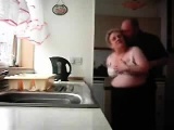 Hidden cam. Mum and dad home alones having fun