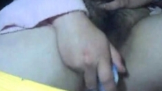 Chubby Hairy Teen Flashes On Cam