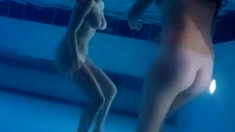 Secretly Filmed Under Water - Spa