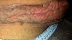Wet Pussy With Dirty Pantie Of My Wife