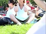 upskirt at park