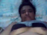 Hairy Young Mexican Woman Masturbates