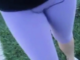 Teen in lycra cameltoe - Ninfeta em suplex