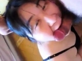 Japanese milf blowjob